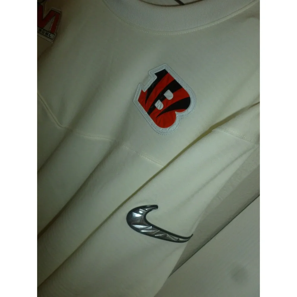 Nike Cincinnati Bengals Super Bowl LVI Dri-FIT Long Sleeve Shirt Mens XL‎